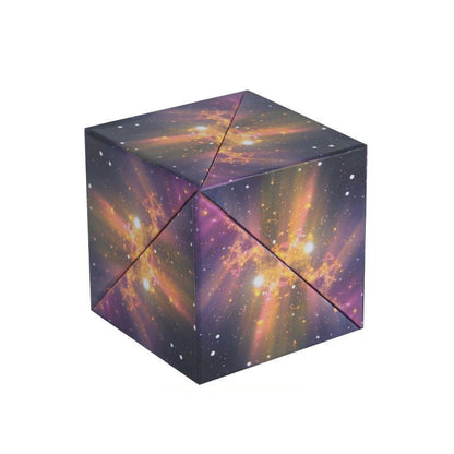 "MagnetixCraft: 3D Geometric Space Variety Magnetic Cube Toy"