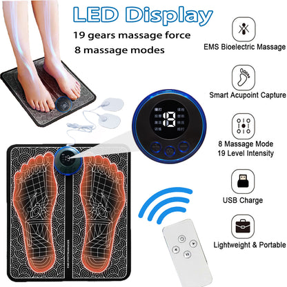 SoleRevive Rechargeable Portable Foot Massage Pad