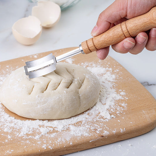 ArtisanSlice Wooden Arc Bread Cutter