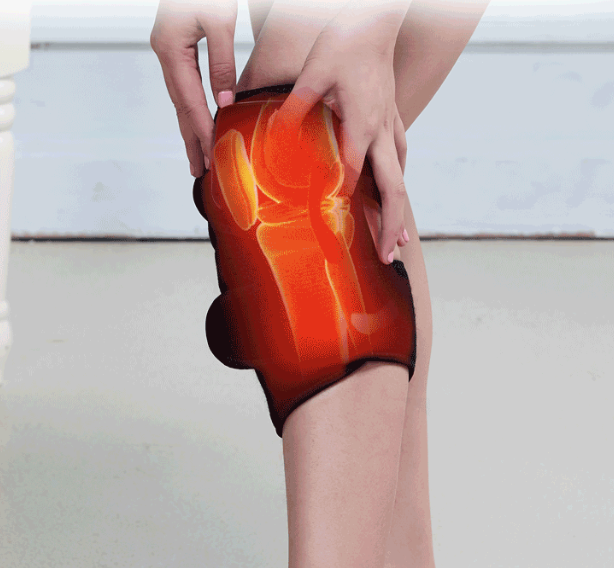 HeatWave ThermaRelief: Electric Infrared Knee Massager with Vibration Therapy for Joint Support and Pain Relief