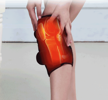 HeatWave ThermaRelief: Electric Infrared Knee Massager with Vibration Therapy for Joint Support and Pain Relief