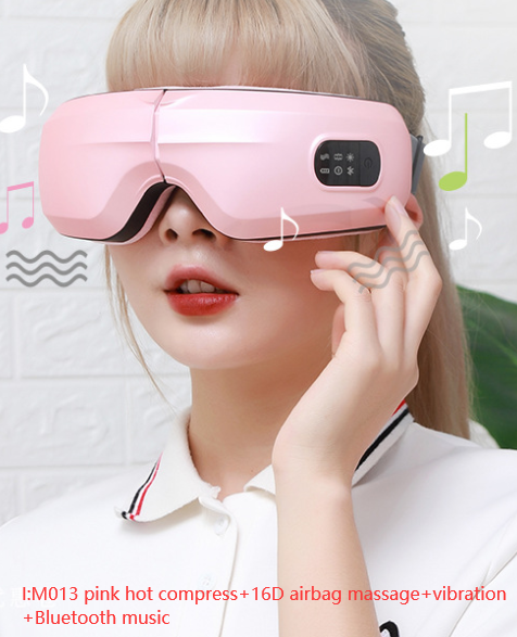 BlissEye AirWave: Bluetooth Eye Massager for Relaxation, Migraine Relief, and Sleep Improvement