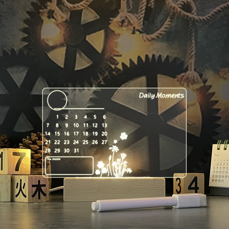 LuminaNote: Creative LED Message Board Night Light