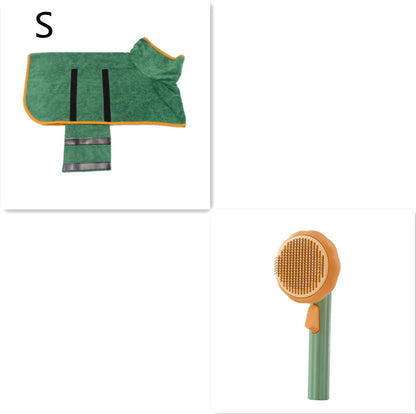 PurrGleam Self-Clean Pet Brush: Hot-Selling Hand-Held Steel Wire Comb Looper