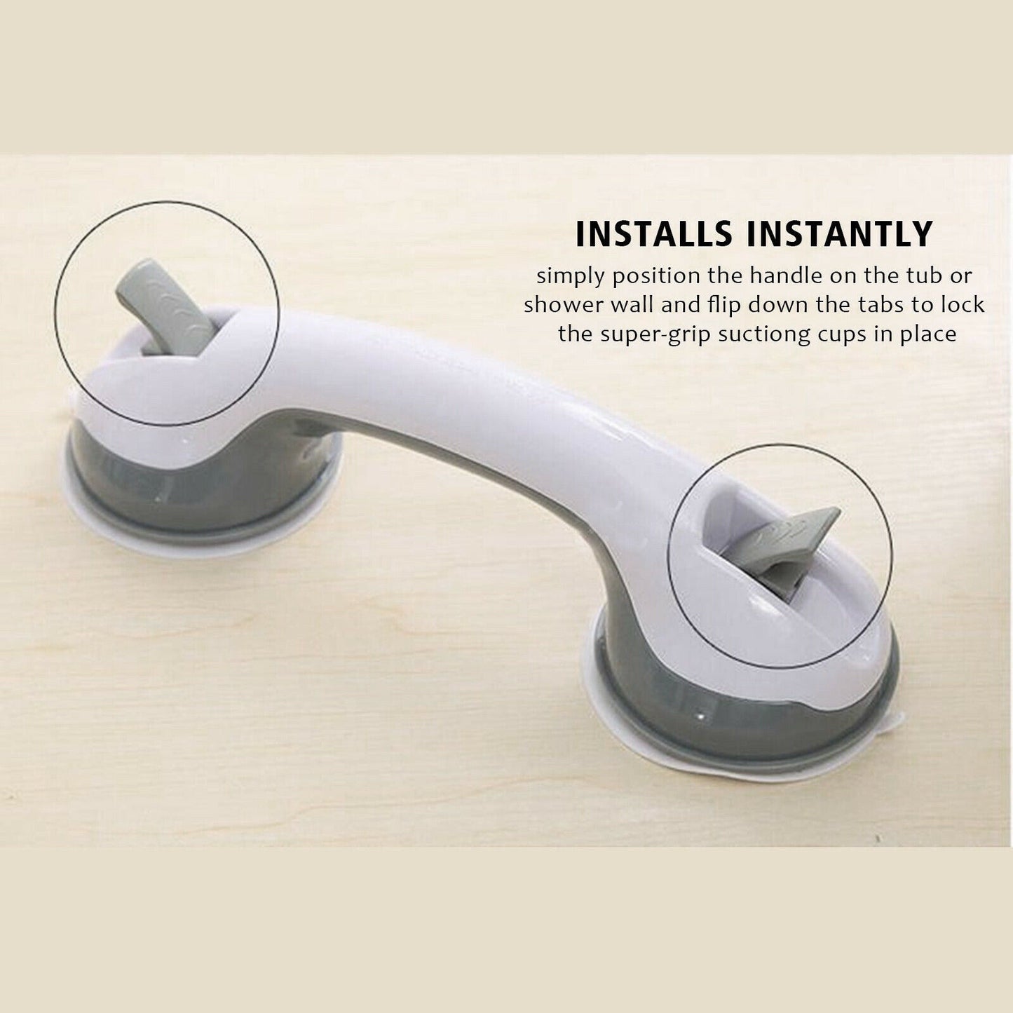 TurboSuction Bathroom Grab Handle