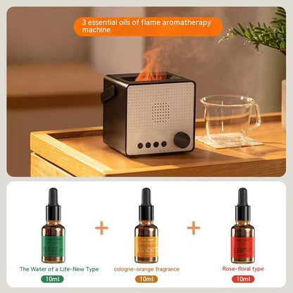 Eliar Flame Aroma Diffuser + Bluetooth Speaker