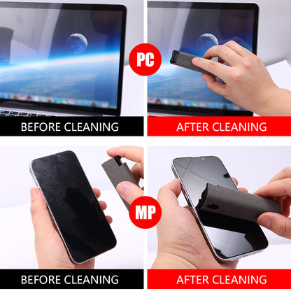 ScreenSparkle: Portable Mobile Phone and Computer Screen Cleaner Kit with Integrated Storage