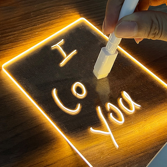 LuminaNote: Creative LED Message Board Night Light