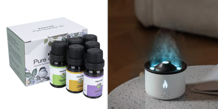 AuraBlend Dynamic Mist: Elemental Fusion Aromatherapy Diffuser