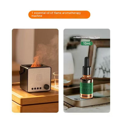 Eliar Flame Aroma Diffuser + Bluetooth Speaker