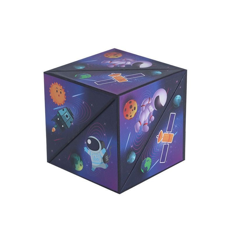 "MagnetixCraft: 3D Geometric Space Variety Magnetic Cube Toy"