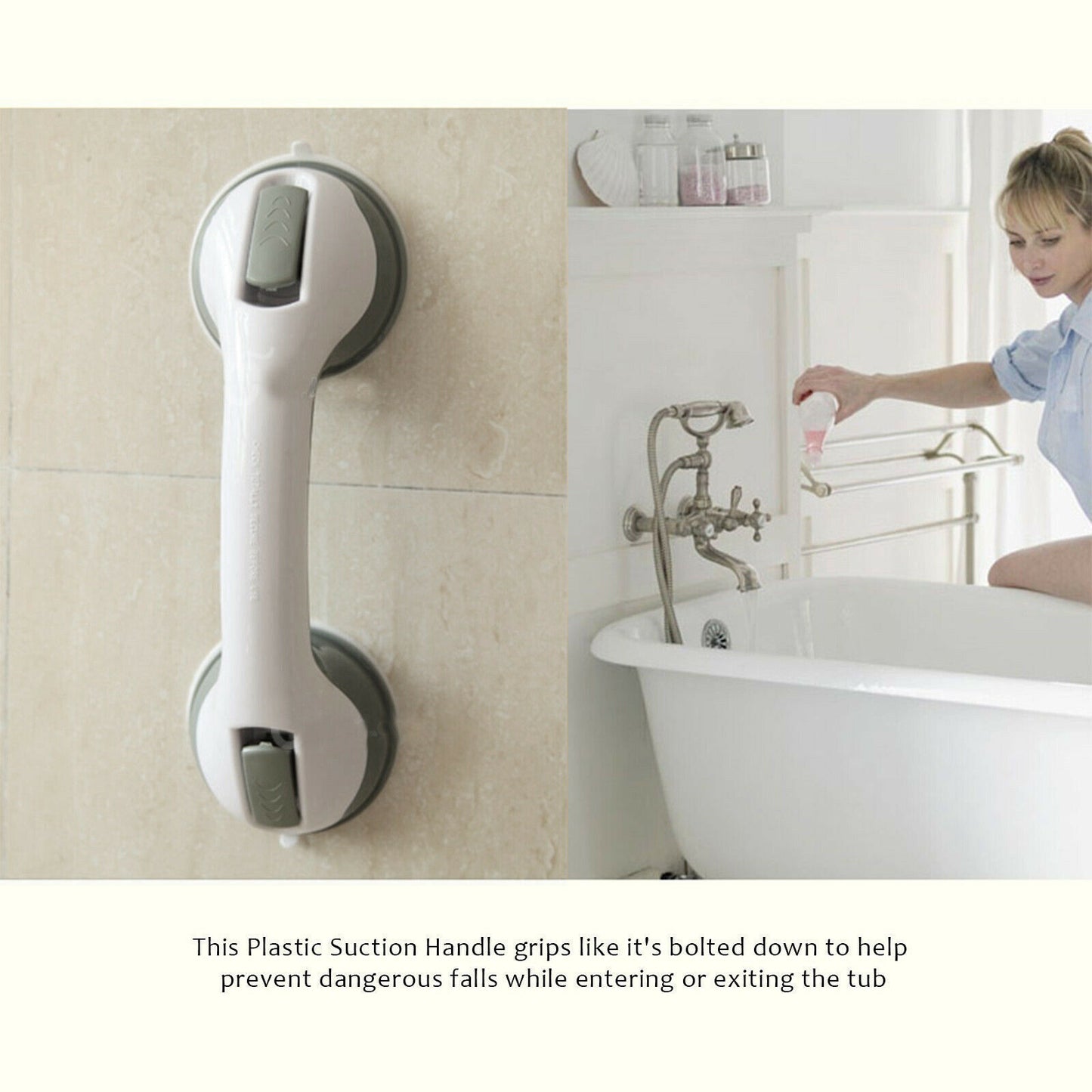 TurboSuction Bathroom Grab Handle