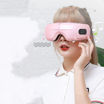 BlissEye AirWave: Bluetooth Eye Massager for Relaxation, Migraine Relief, and Sleep Improvement