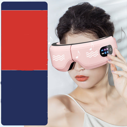 BlissEye AirWave: Bluetooth Eye Massager for Relaxation, Migraine Relief, and Sleep Improvement