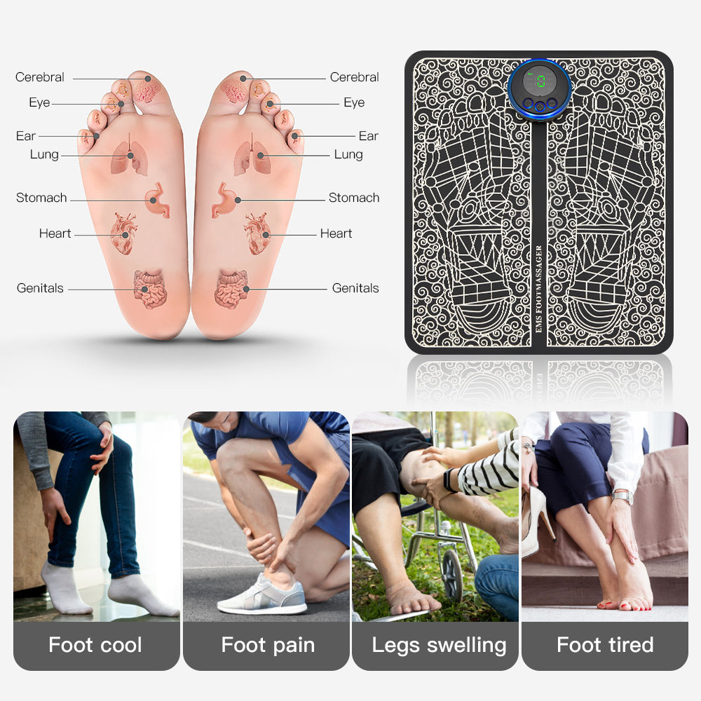 SoleRevive Rechargeable Portable Foot Massage Pad