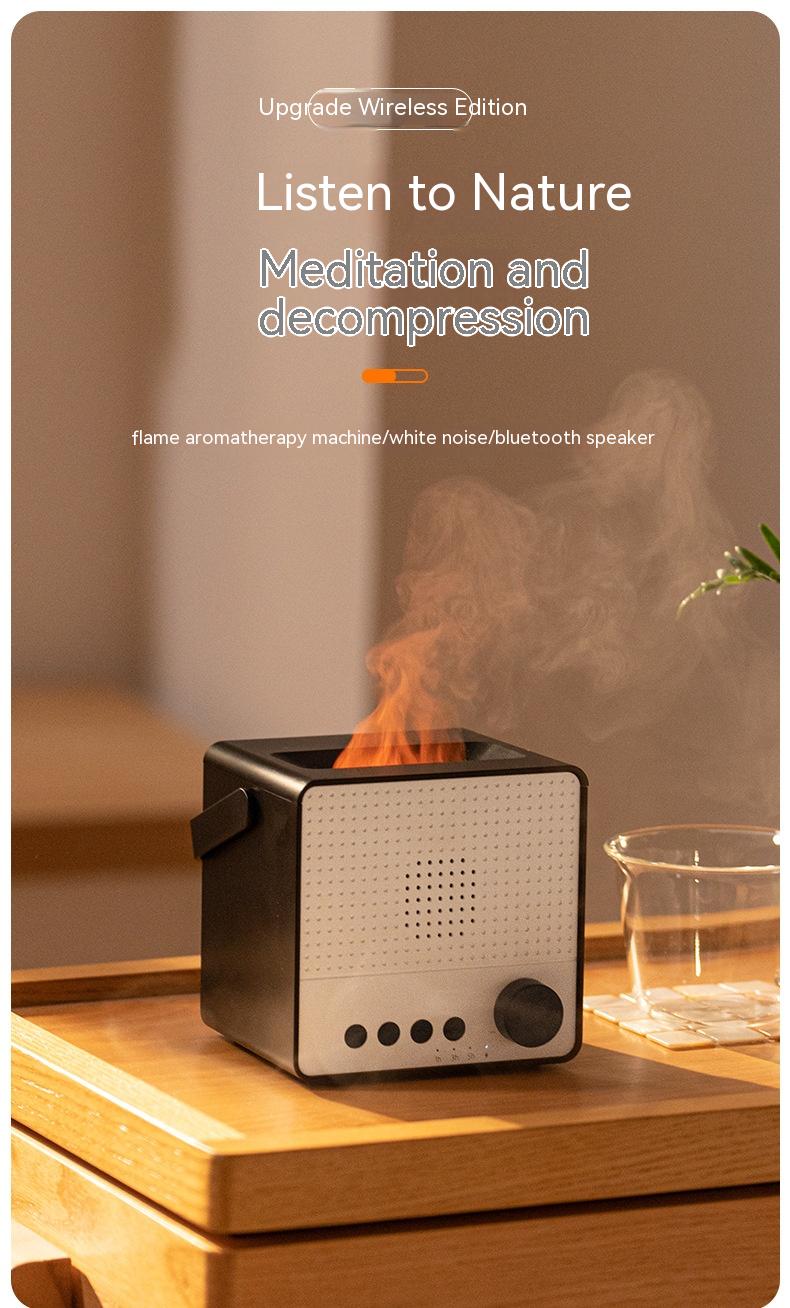 Eliar Flame Aroma Diffuser + Bluetooth Speaker