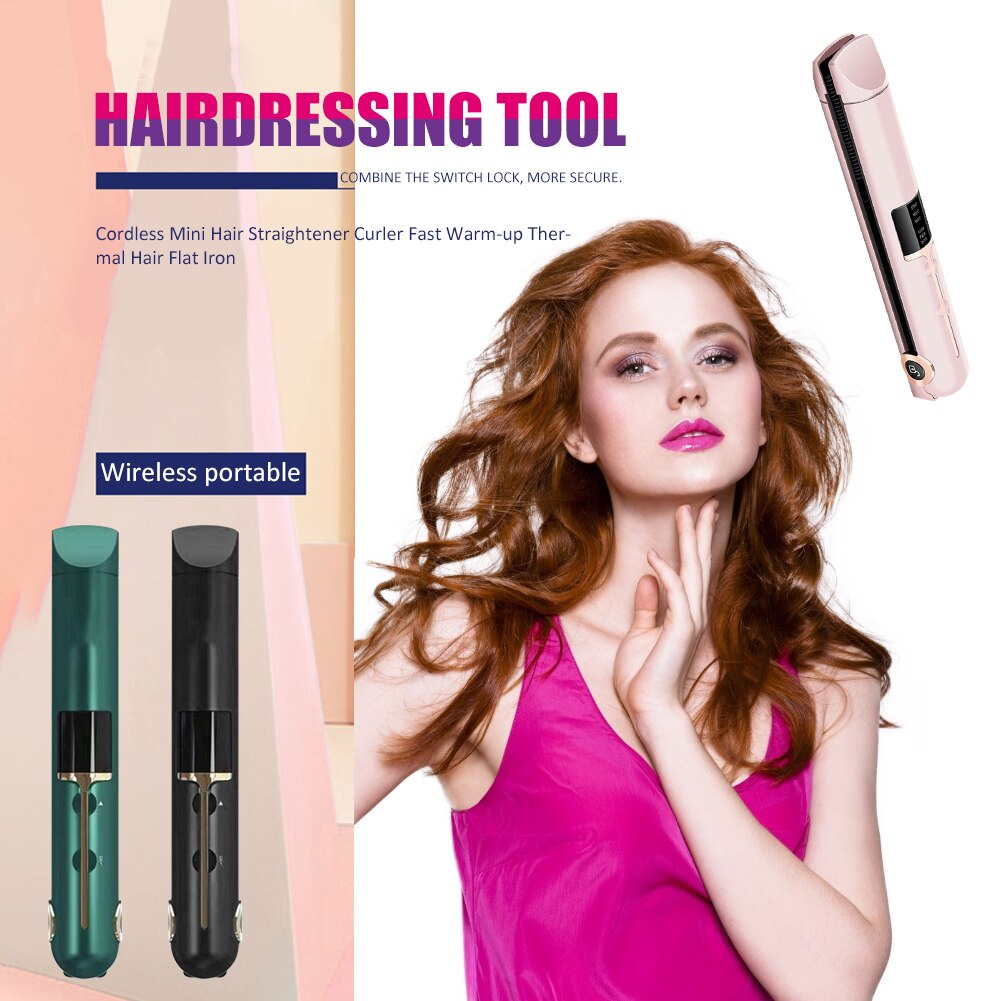 ELIA Unique Portable Hair Curler / Straightener